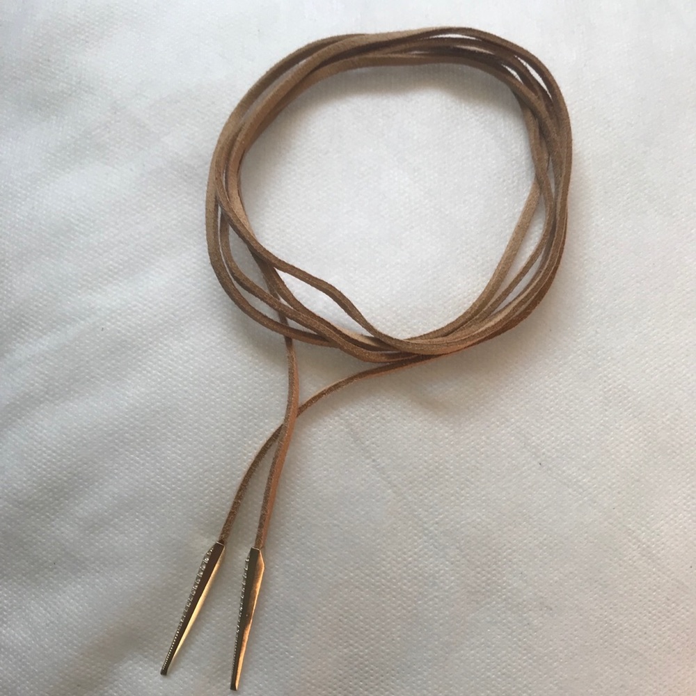 Kendra Scott Pierce Tan Choker In Gold